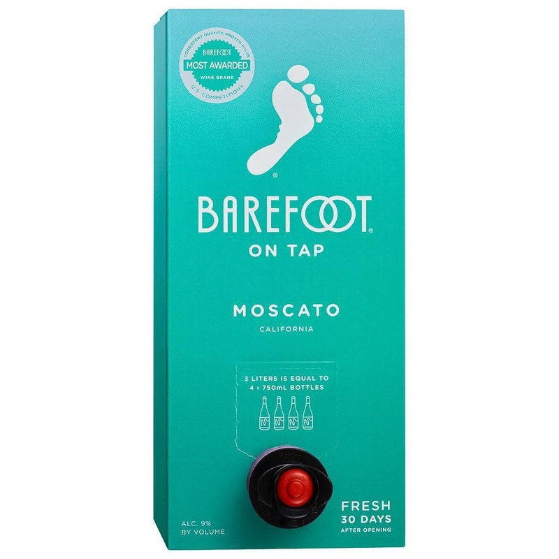 Barefoot Moscato 3 Liter Box