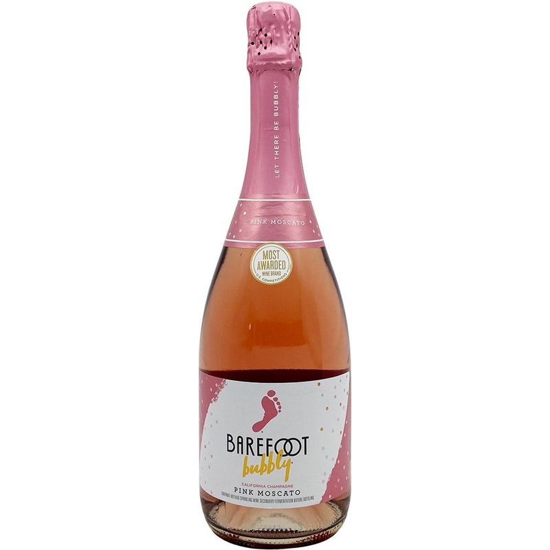 Barefoot Bubbly Pink Moscato 750mL