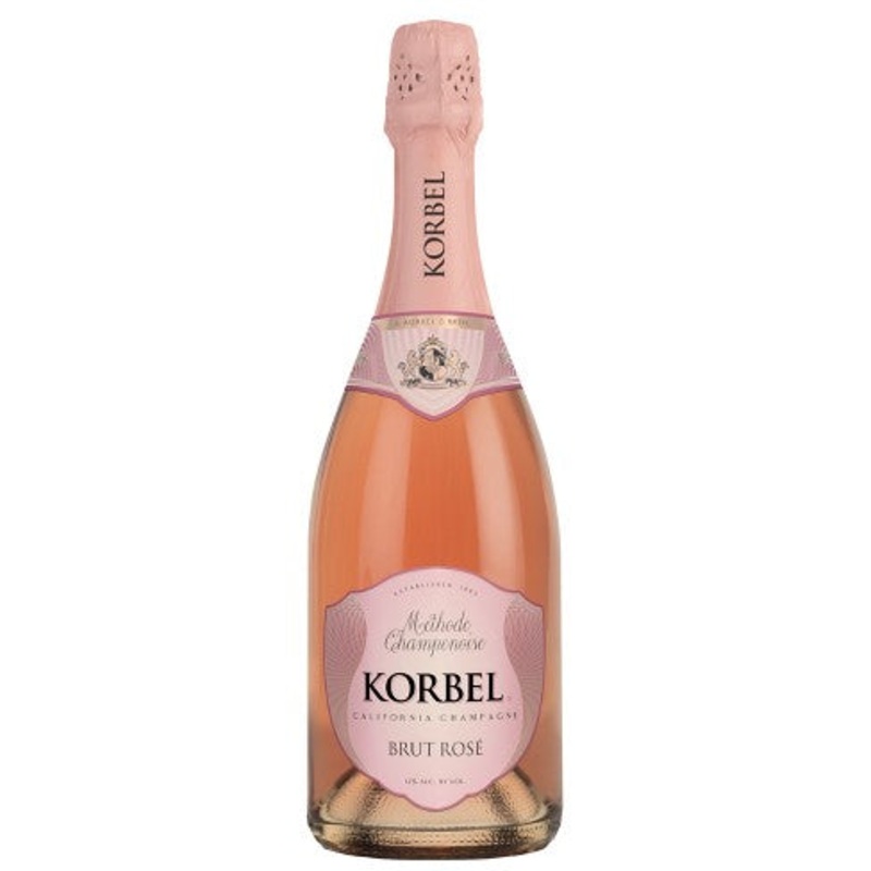 Korbel California Champagne Brut Ros 750mL