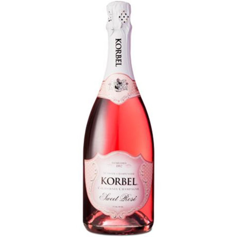 Korbel California Champagne Sweet Ros 750mL