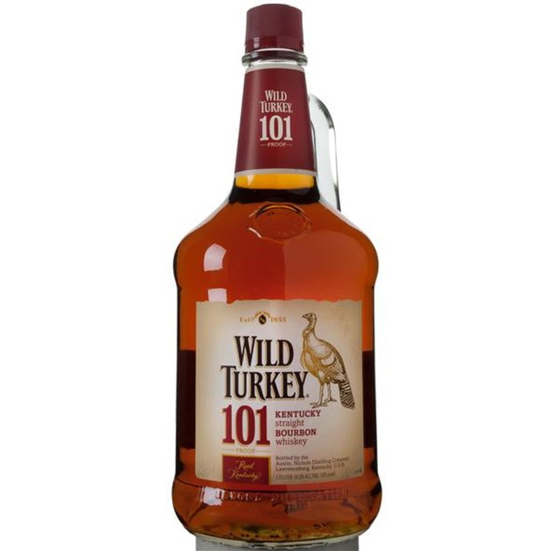 Wild Turkey (101 Proof) Bourbon Whiskey  1.75L