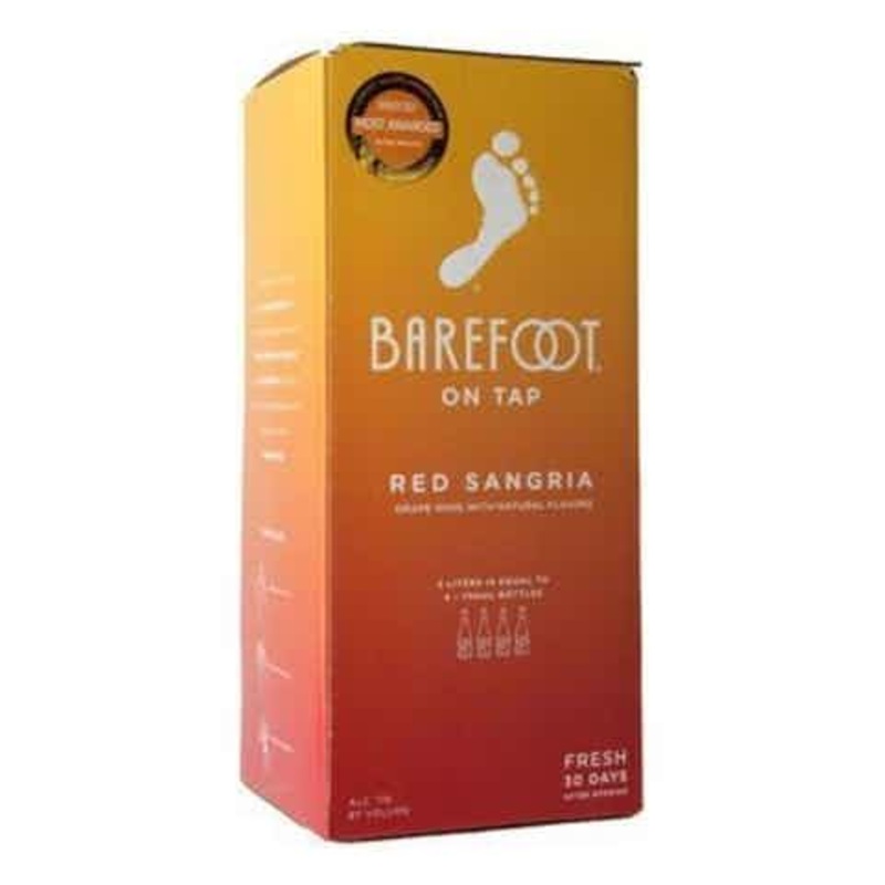 Barefoot Red Sangria 3 Liter Box