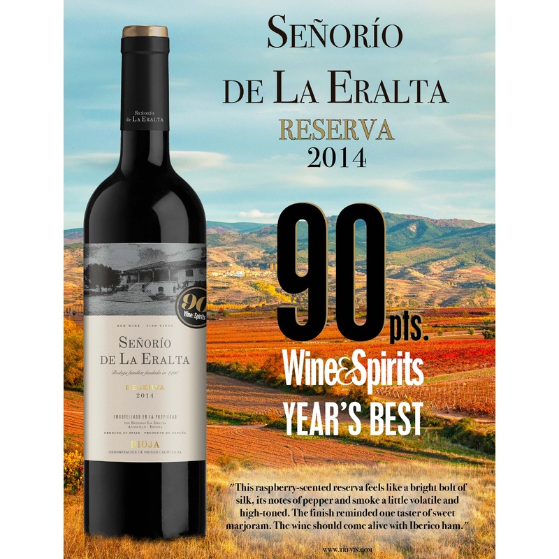 Senorio De La Eralta Rioja Reserva 2014 750mL