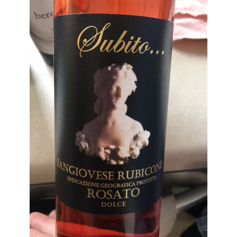 Subito Sangiovese Rubicone Rosato Dolce “Le Prime Rose” 750mL