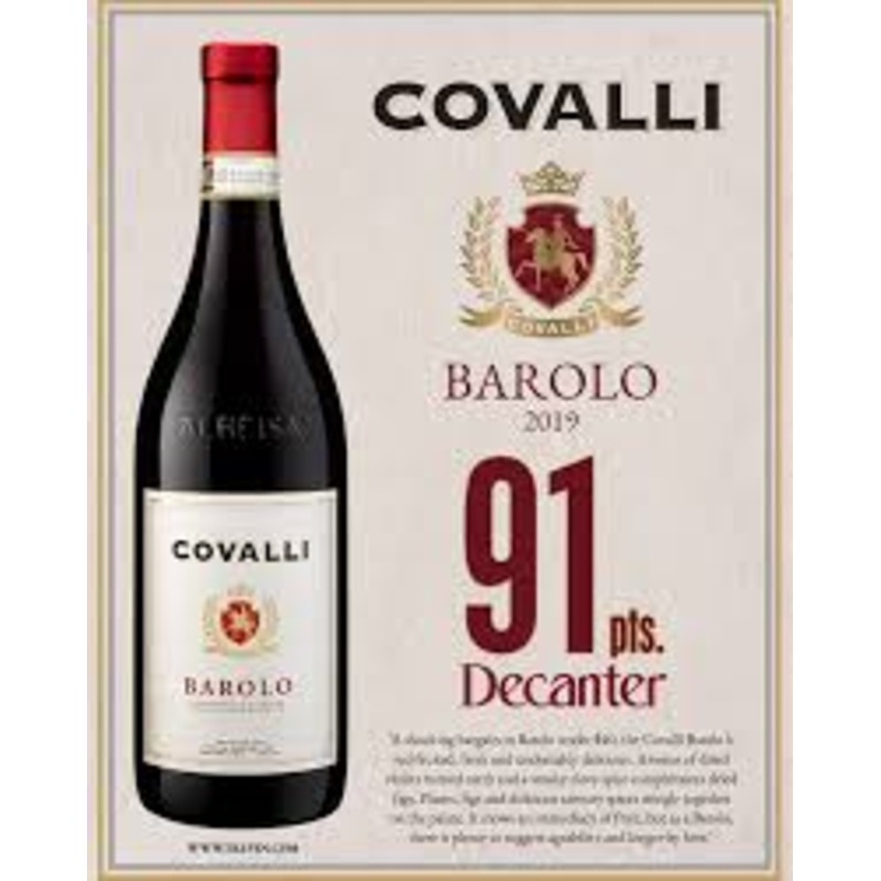 Covalli Barolo 2019 750mL