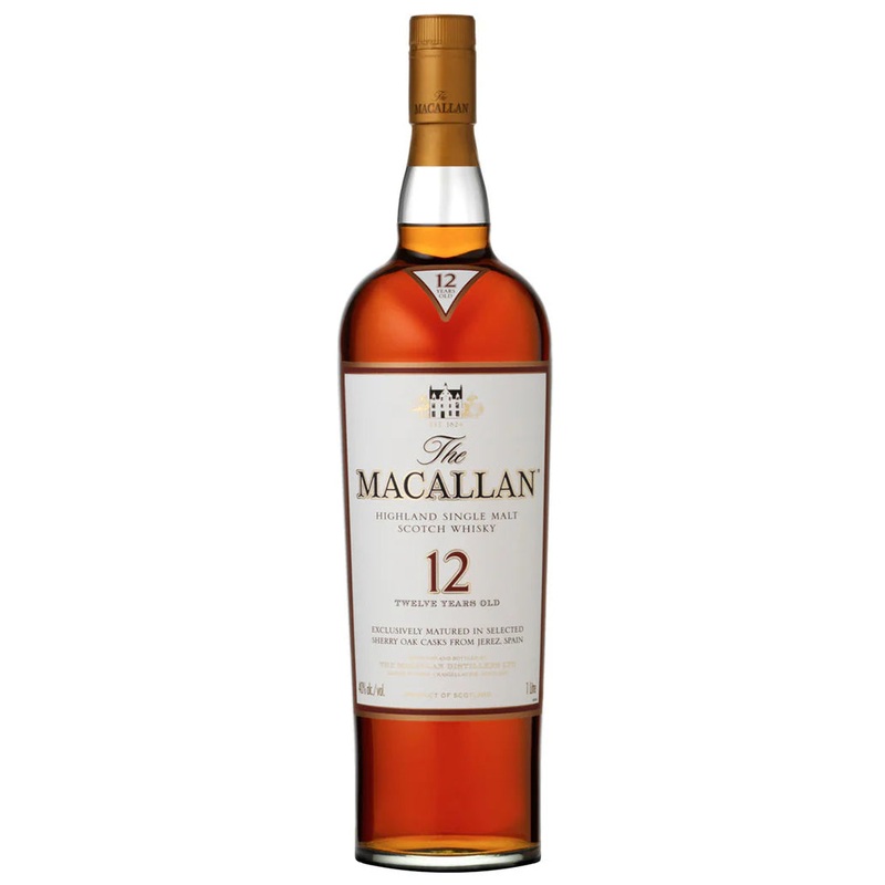 Macallan 12 Sherry Oak Old Presentation (No Box)