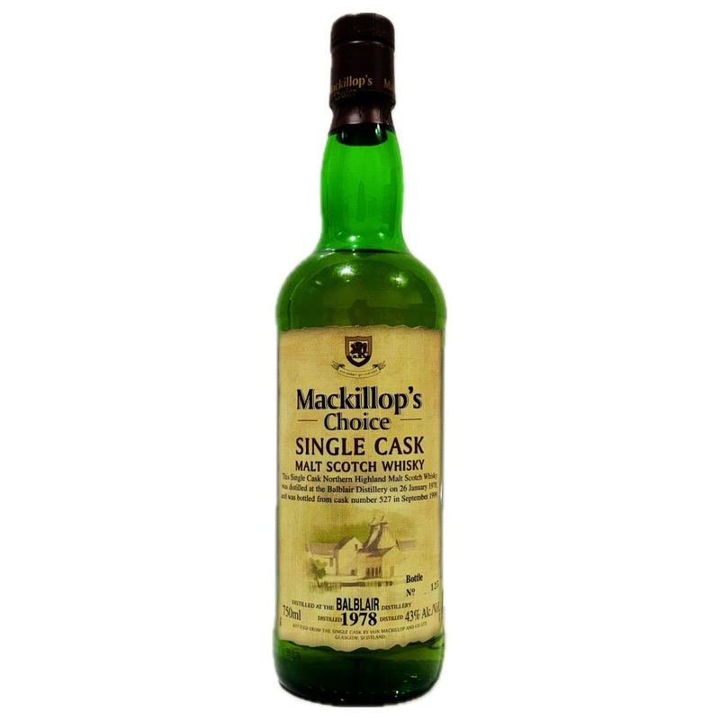 Mackillop’s Choice Balblair 1978