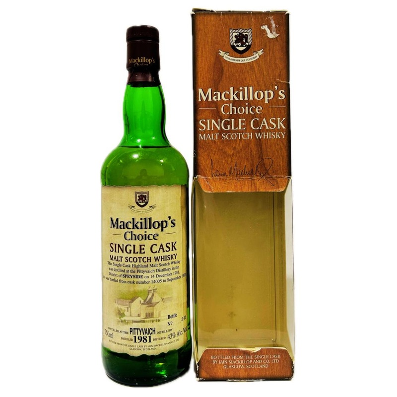 Mackillop’s Choice Pittyvaich 1981