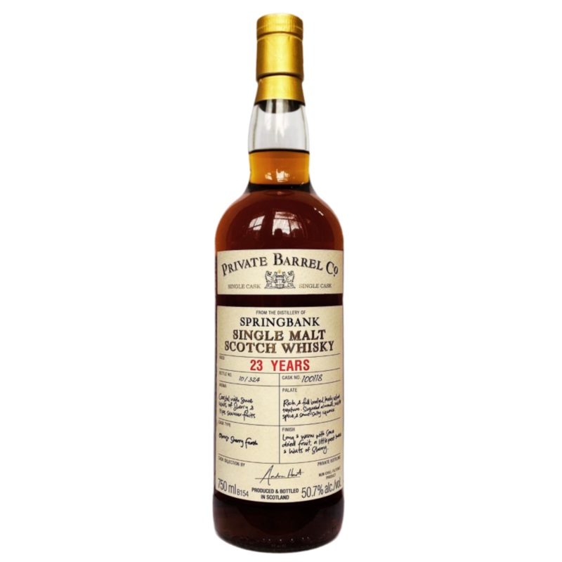 Private Barrel Co Springbank 23 Year Old