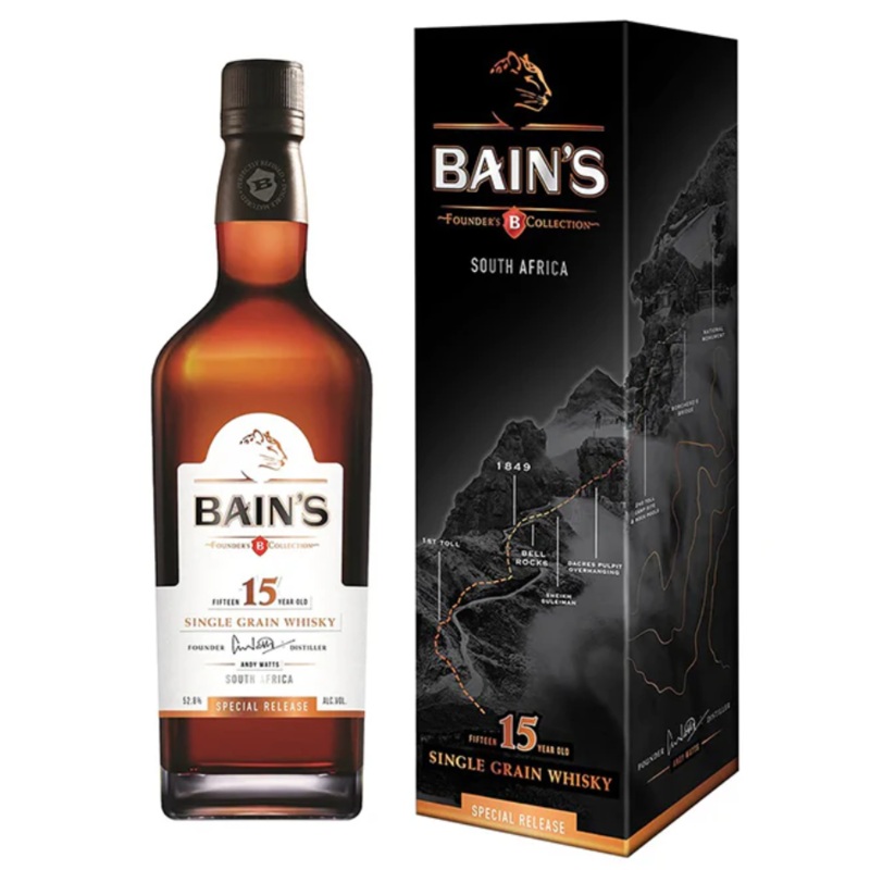 Bain’s 15 Years Founder’s Collection South African Whisky