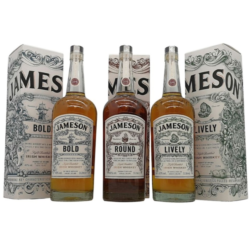 Jameson Deconstructed – Bold, Lively & Round (3 bottle lot)