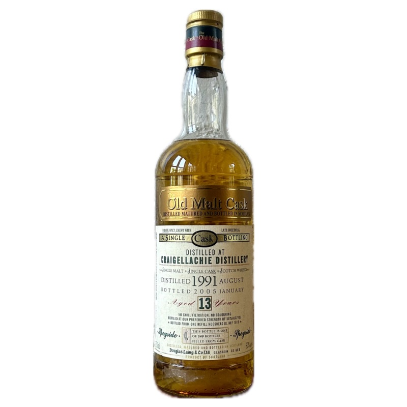 Old Malt Cask Craigellachie 1991 13 Years Old