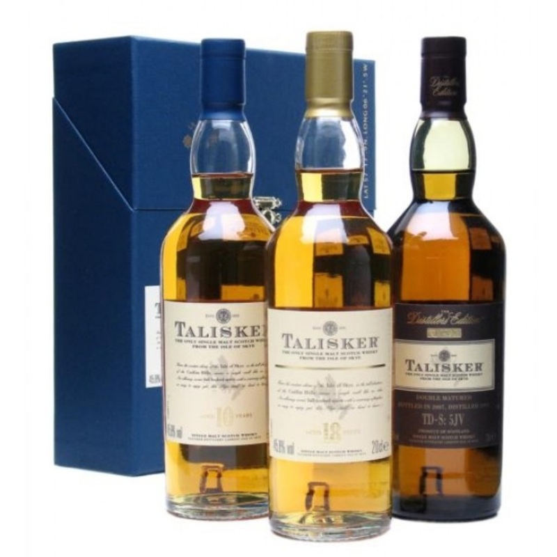 Talisker 10,18 Years & Distillers Edition Gift Pack (3 x 200ml)