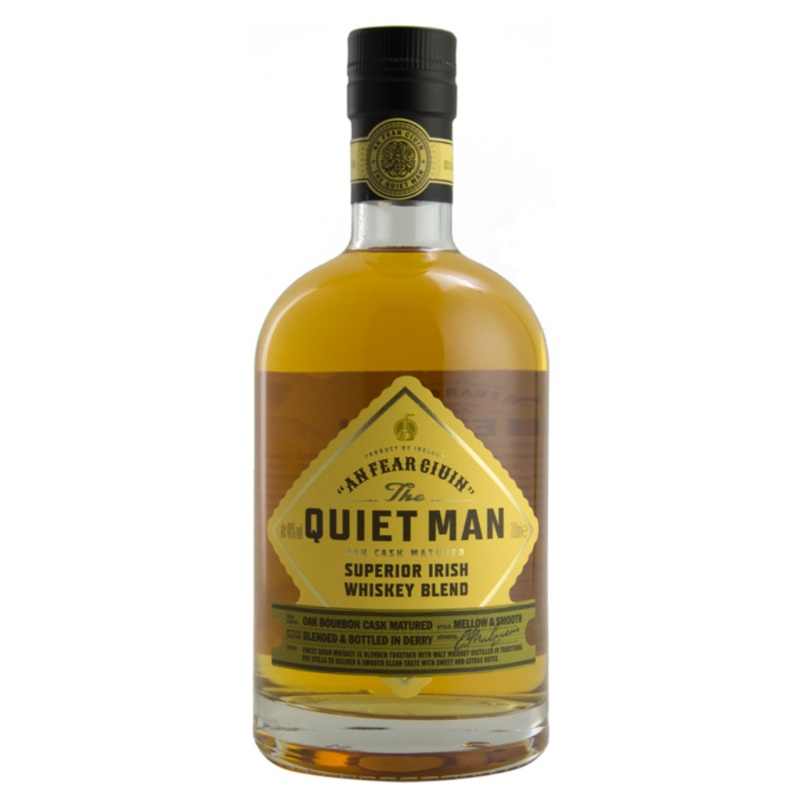 The Quiet Man Superior Irish Whiskey Oak Cask Matured