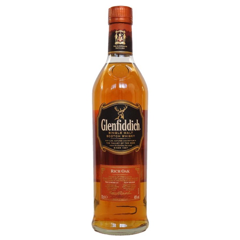 Glenfiddich 14 Rich Oak 1 Liter (No tube)