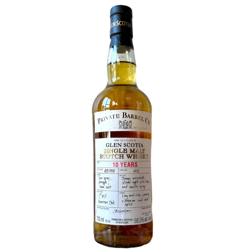 Private Barrel Co Glen Scotia 10 Years