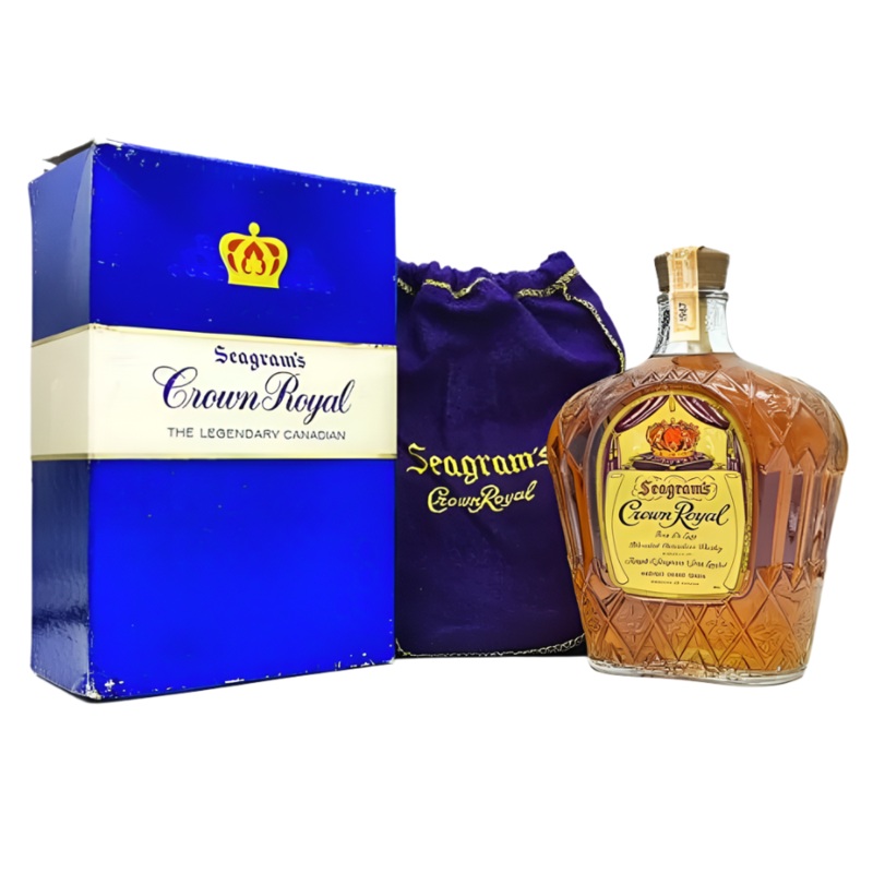 Crown Royal Seagrams Fine De Luxe (1960s)