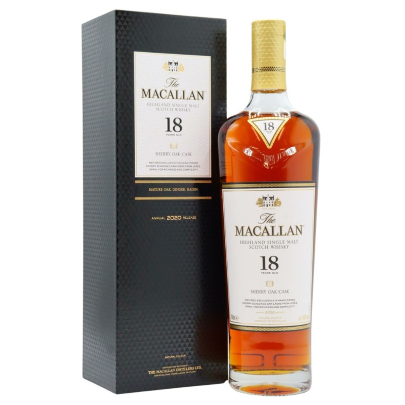 Macallan Sherry Oak 18 Year Old 2020