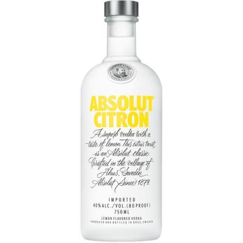 Absolut Citron Flavored Vodka