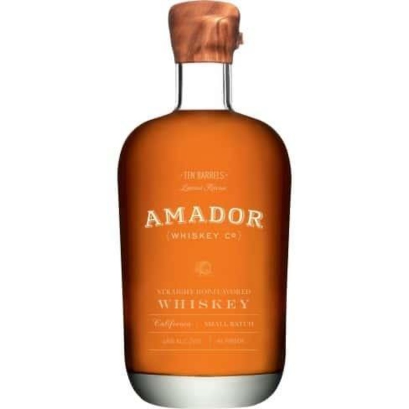 Amador Ten Barrels Small Batch Hop Flavored Whiskey