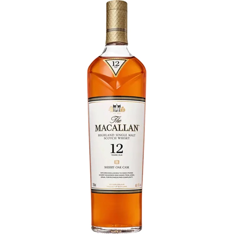 The Macallan 12 Year Old Sherry Oak Single Malt Scotch Whisky