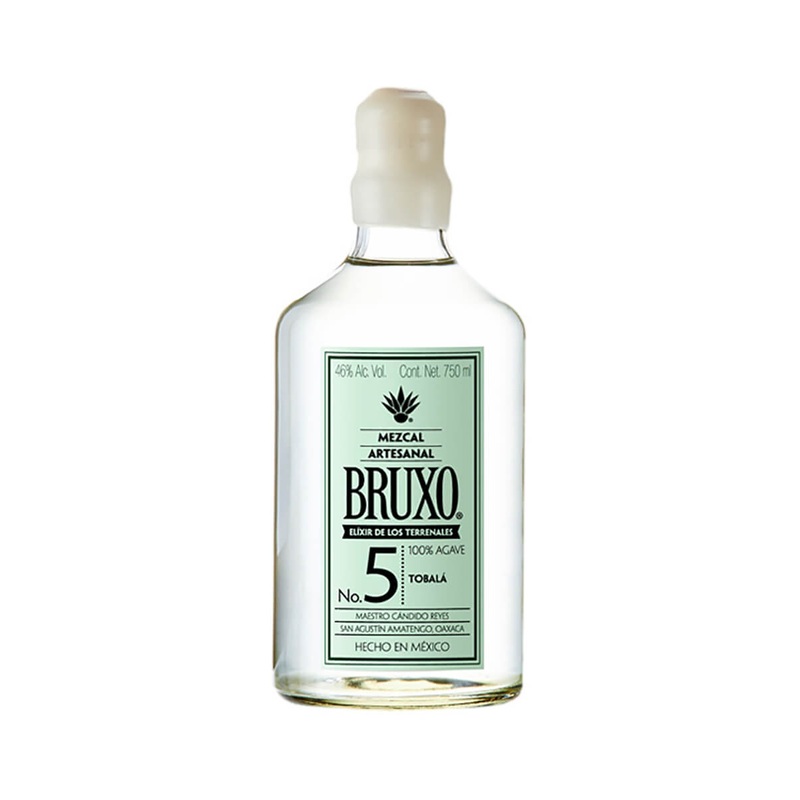 Bruxo Mezcal Artesanal Joven No. 5 Tobala 750ML GLASS