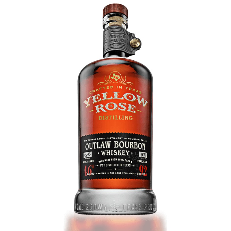 Yellow Rose Distilling Outlaw Bourbon Whiskey