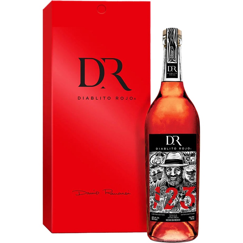 123 Organic Tequila Extra Anejo Diablito Rojo