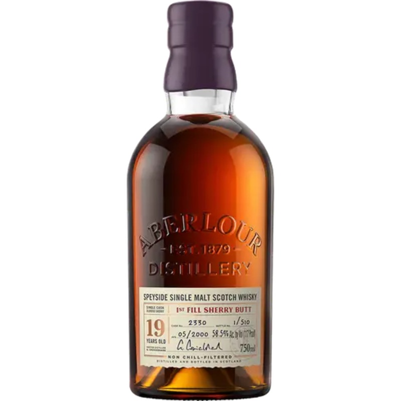 Aberlour 19 Year Old 1st Fill Sherry Butt Single Malt Scotch Whisky