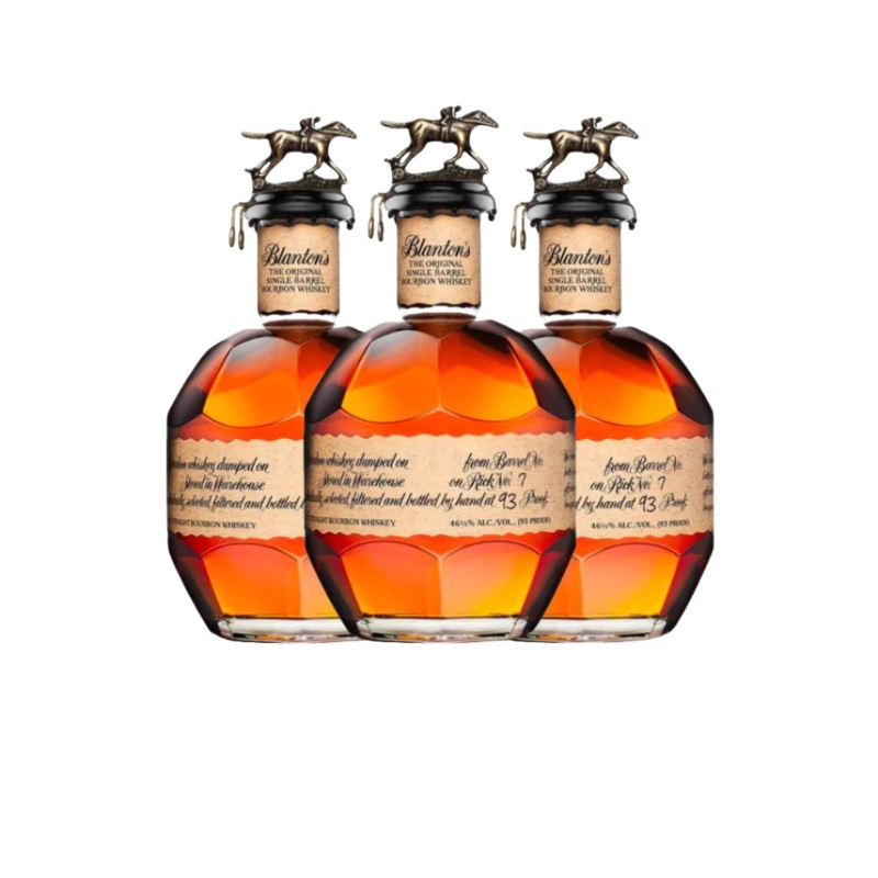 The Blanton’s Single Barrel Bourbon Three Pack Bundle