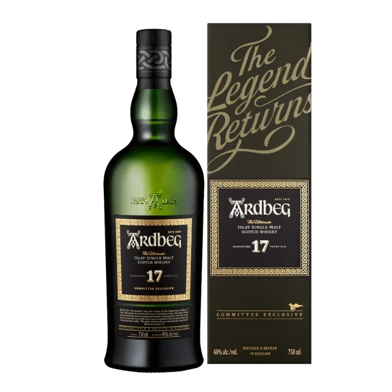 Ardbeg 17 Year Old Committee Exclusive Islay Single Malt Scotch Whisky