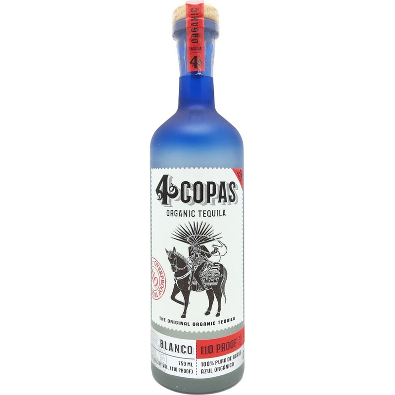 4 Copas Blanco Tequila 750 mL