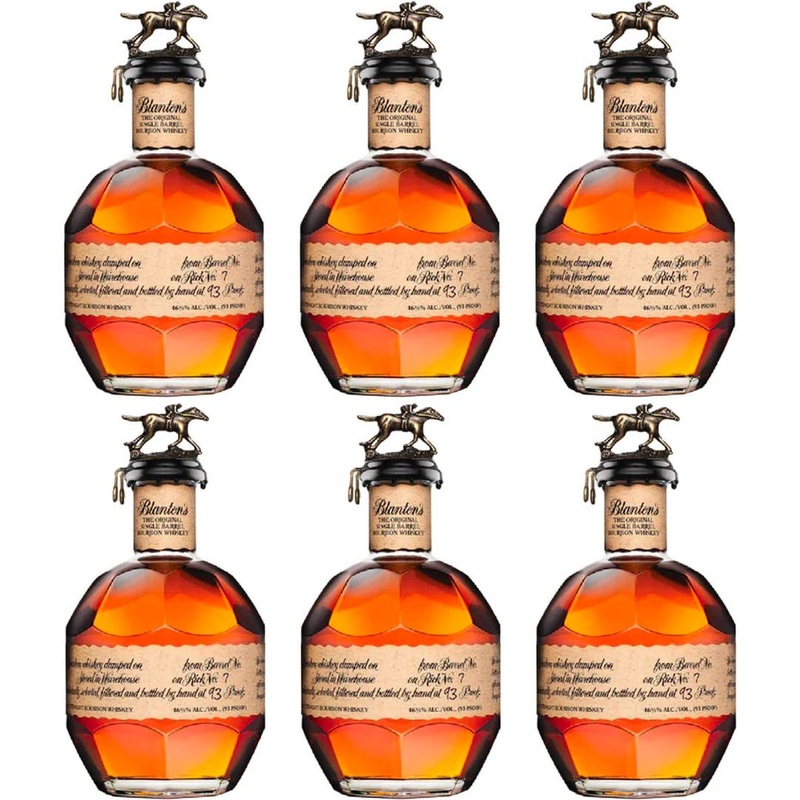 Blanton’s Bourbon Whiskey 6 Bottle Value Bundle 750 mL