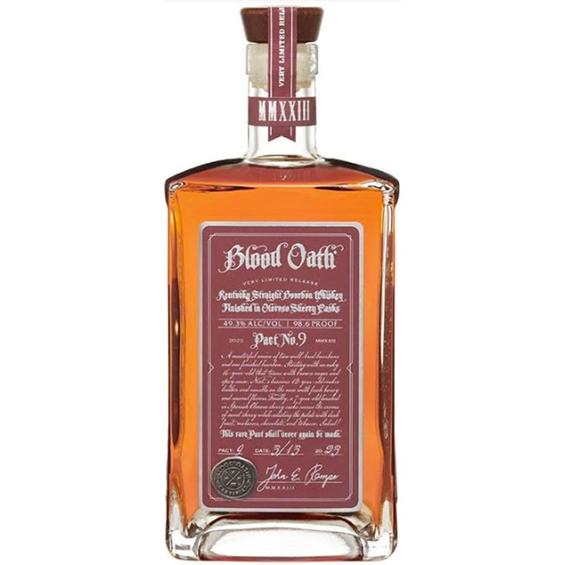 Blood Oath Pact No. 9 Bourbon Whiskey 750 mL
