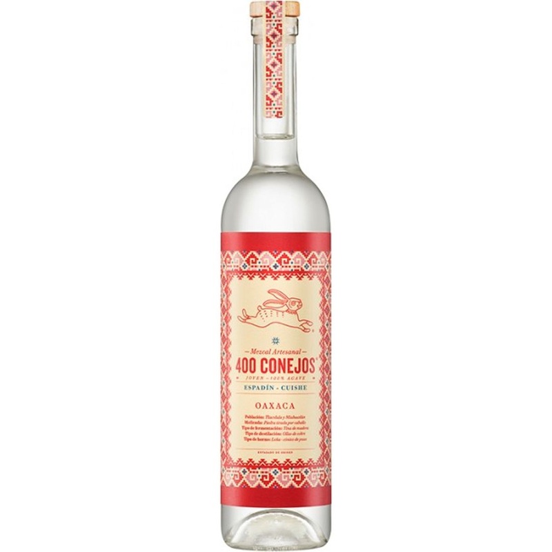 400 Conejos Cuishe Oaxaca Espadn Mezcal Artesanal Joven 100% Agave 750 mL