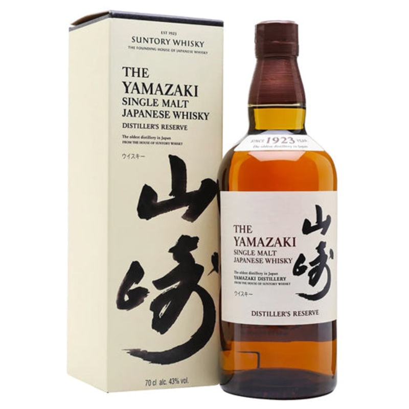 Yamazaki Distiller’s Reserve Single Malt Japanese Whisky 750 mL