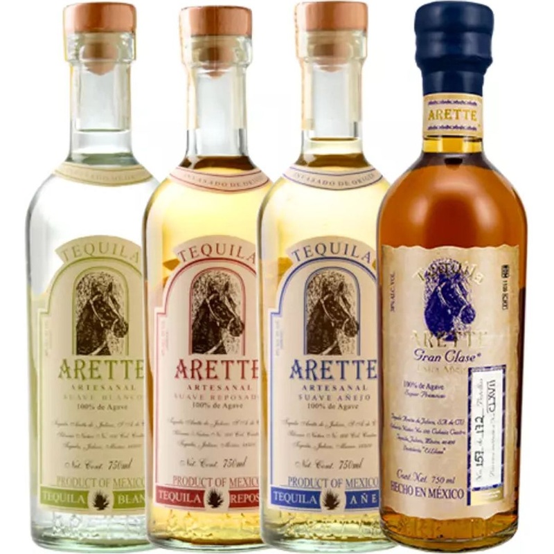 Arette Artesanal Blanco, Resposado, Anejo, & Extra Anejo Value Bundle