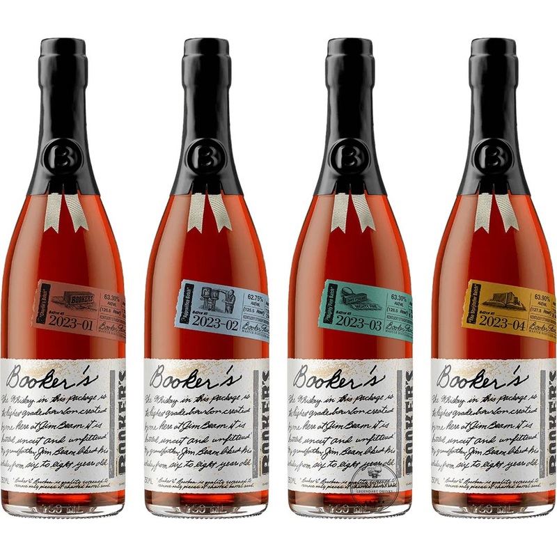 2023 Booker’s Complete Collection 01, 02, 03, & 04 750 mL