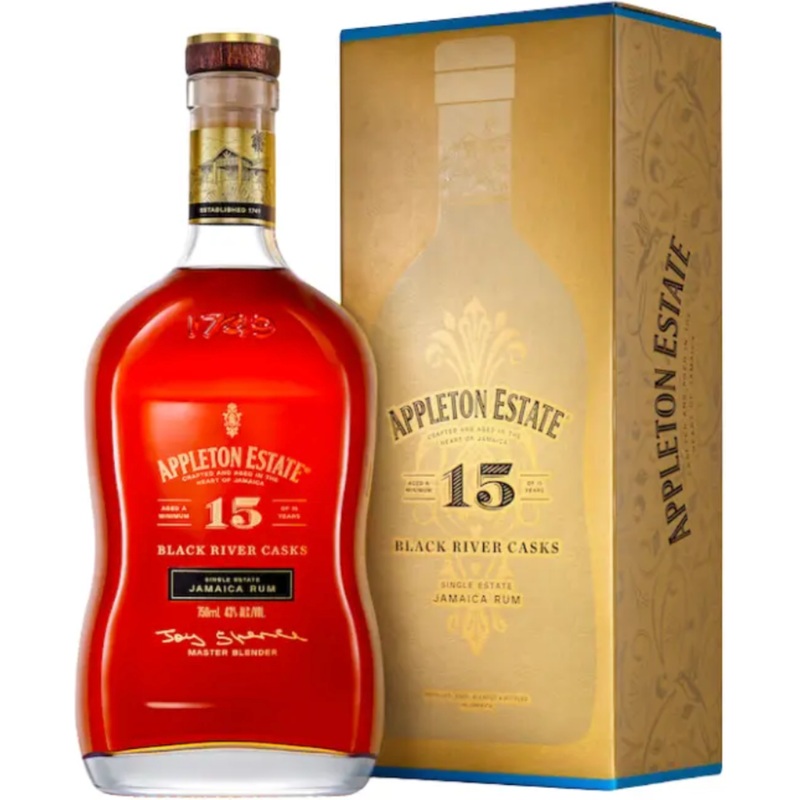 Appleton Estate 15 Year Black River Casks Rum 750mL