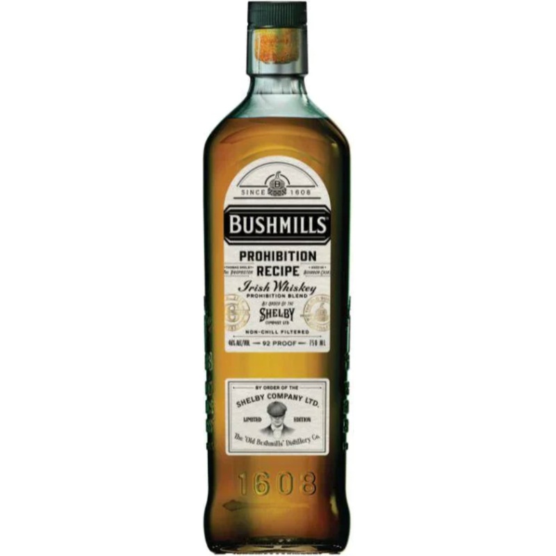 Bushmill’s Peaky Blinders Prohibition Recipe Irish Whiskey 750mL