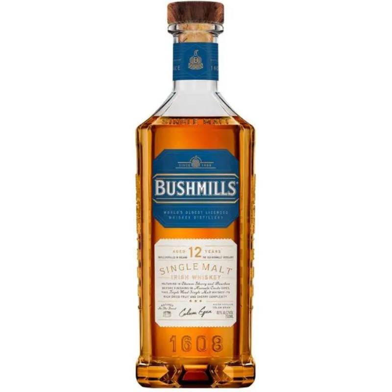 Bushmills 12 Year Old Irish Whiskey 750mL