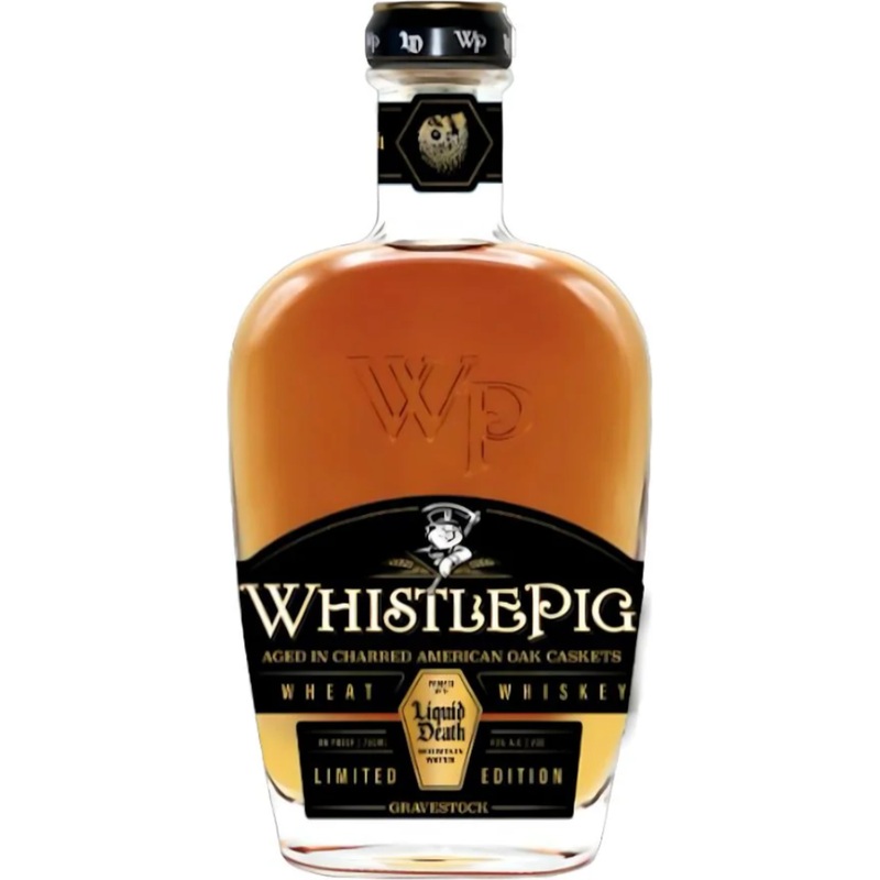 WhistlePig x Liquid Death Gravestock Wheat Whiskey Limited Edition 750mL