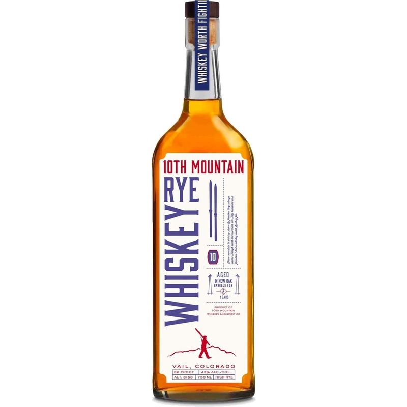 10th Mountain Rye Whiskey 750 mL
