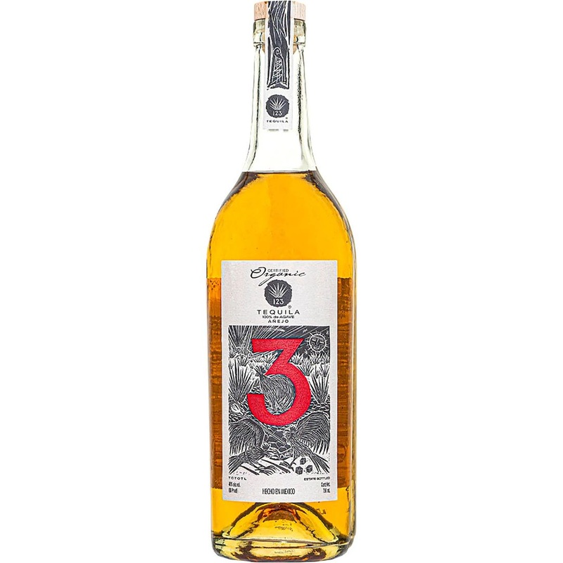 123 Organic Anejo Tequila 750 mL