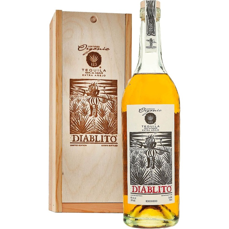 123 Organic Diablito Extra Anejo Tequila 750 mL