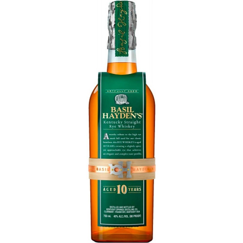Basil Hayden’s 10 Year Old Rye Whiskey 750 mL