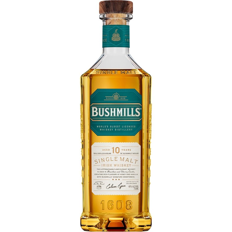 Bushmills 10 Year Single Malt Irish Whiskey 750 mL