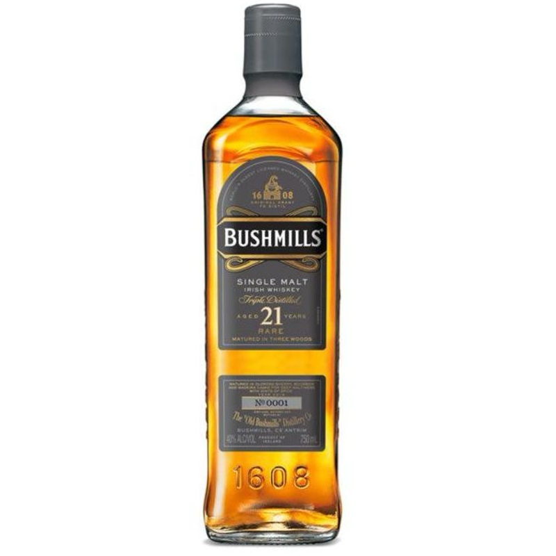 Bushmills 21 Year Single Malt Irish Whisky 750 mL