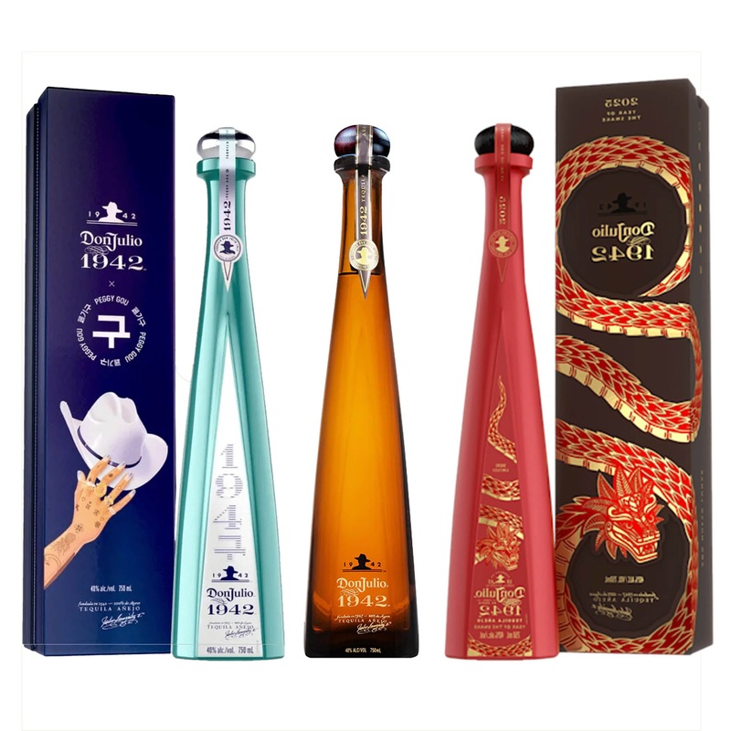 1942 Anejo, Peggy Gou, & Year of the Snake Tequila Value Bundle 750 mL