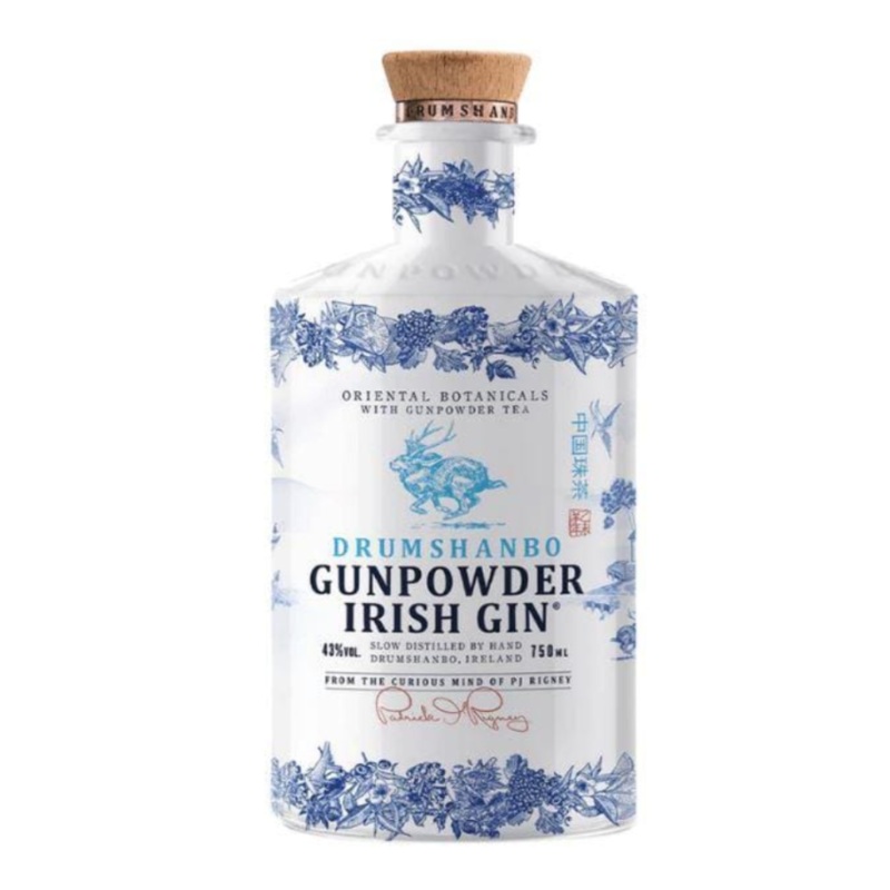 Drumshanbo Gunpowder Irish Gin Ceramic 750mL